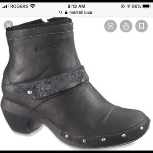 Size 8 Leather Merrell Booties